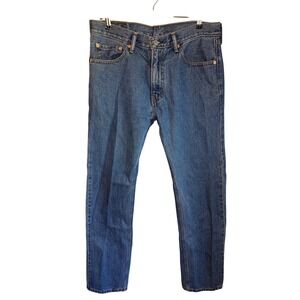 Levi Strauss 2012‎ 505 Mens Jeans Blue Denim Regular Fit Straight Leg Size 32x32